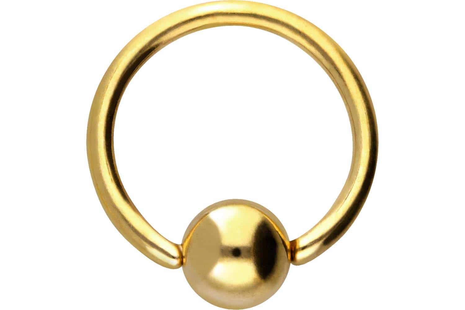 Chirurgenstahl Klemmkugelring Piercing